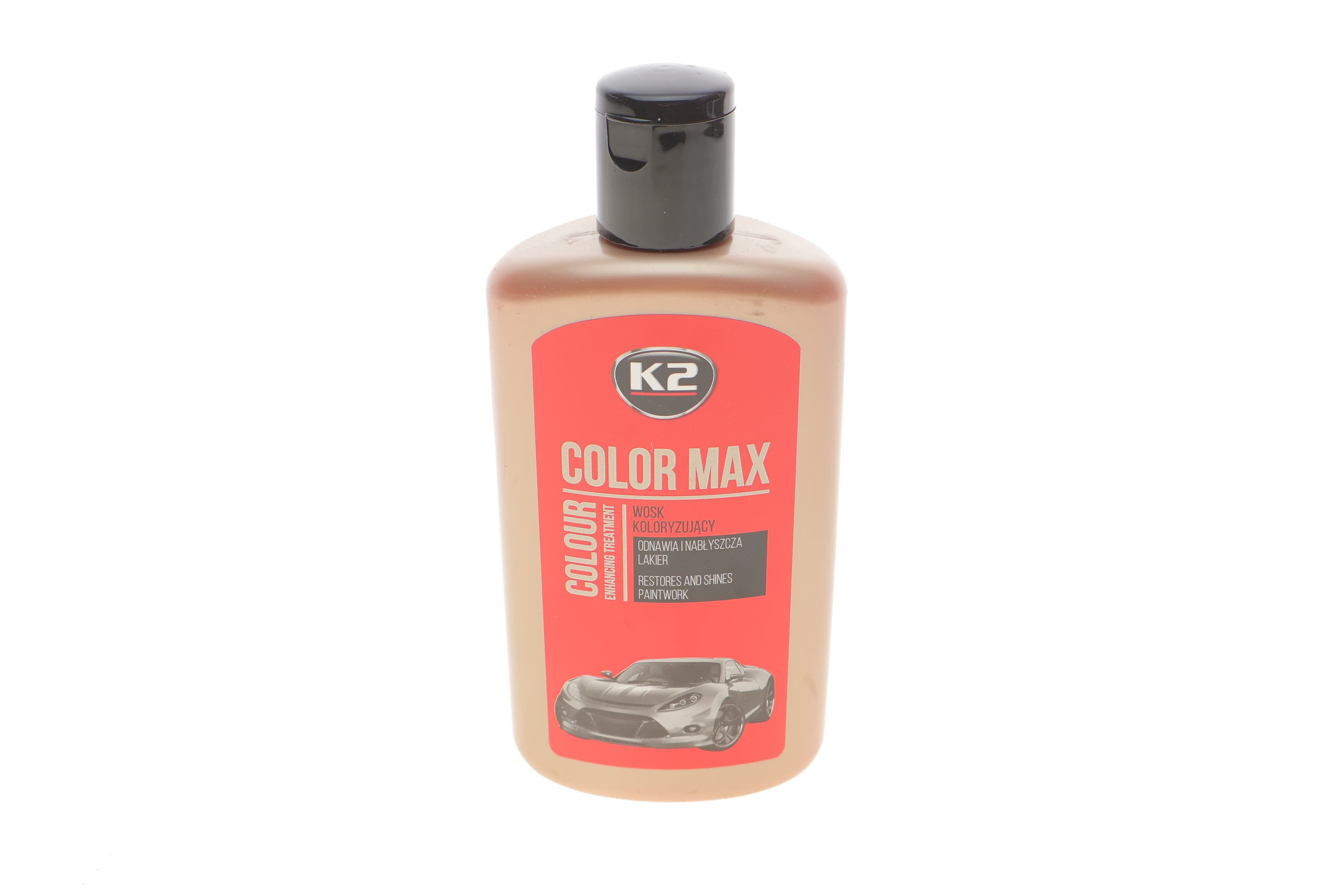 Поліроль для кузова з воском Color Max Red (250ml) (відтіняючий червоний)